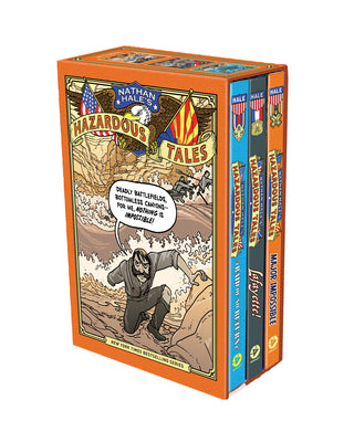 Cover Image for Nathan Hale's Hazardous Tales Third 3-Book Box Set: A Graphic Novel Collection -- Nathan Hale, Boxed Set