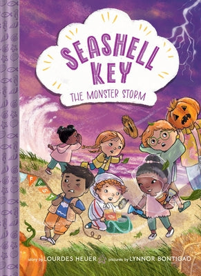 Cover Image for The Monster Storm (Seashell Key #2): A Chapter Book -- Lourdes Heuer, Hardcover