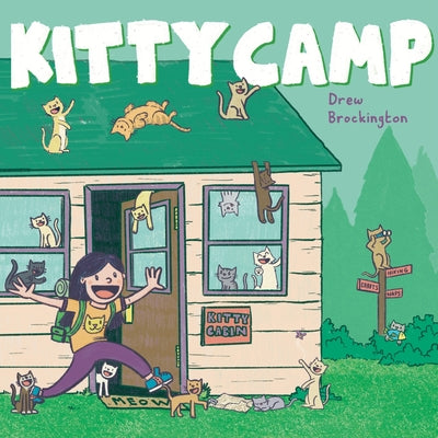 Cover Image for Kitty Camp: A Picture Book -- Drew Brockington, Hardcover