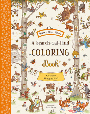 Cover Image for Brown Bear Wood: A Search-And-Find Coloring Book: Over 100 Things to Find -- Rachel Piercey, Paperback