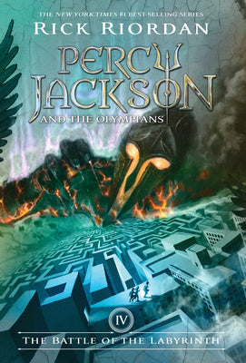Cover Image for Percy Jackson and the Olympians, Book Four: Battle of the Labyrinth, The-Percy Jackson and the Olympians, Book Four -- Rick Riordan, Hardcover