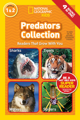 Cover Image for Predators Collection (National Geographic Kids Readers, Levels 1 & 2): Readers That Grow with You -- National Geographic Kids, Paperback