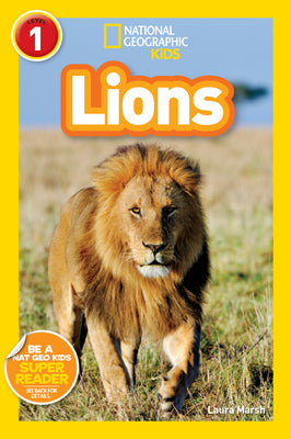 Cover Image for Lions (National Geographic Kids Readers, Level 1) -- Laura Marsh, Paperback