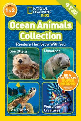 Cover Image for Ocean Animals Collection (National Geographic Kids Readers, Levels 1 & 2): Readers That Grow with You -- National Geographic Kids, Paperback