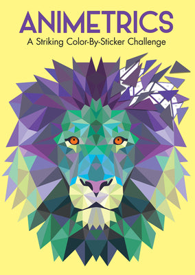 Cover Image for Animetrics: A Striking Color-By-Sticker Challenge -- Jack Clucas, Paperback