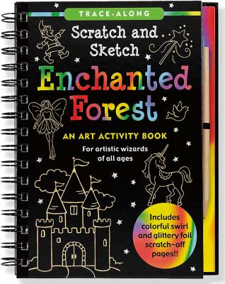 Cover Image for Scratch & Sketch Enchanted Forest (Trace-Along) -- Inc Peter Pauper Press, Spiral