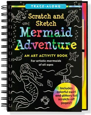Cover Image for Scratch & Sketch Mermaid Adventure (Trace-Along) -- Inc Peter Pauper Press, Spiral