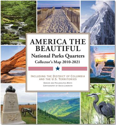 Cover Image for National Parks Quarters Map -- Inc Peter Pauper Press, Folded