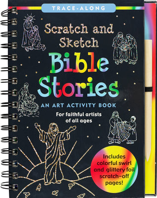 Cover Image for Scratch & Sketch Bible Stories (Trace Along) -- Lee Nemmers, Spiral