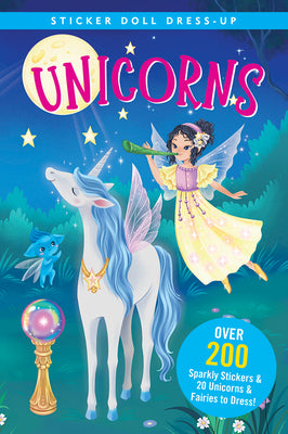 Cover Image for Unicorns Sticker Doll Dress-Up Book -- Hannah Beilenson, Paperback
