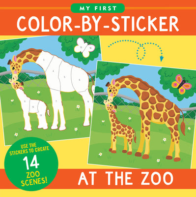 Cover Image for My First Color-By-Sticker Book - At the Zoo -- , Paperback