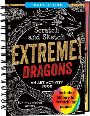 Cover Image for Scratch & Sketch Extreme! Dragons -- Peter Pauper Press Inc, Spiral