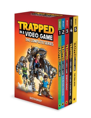 Cover Image for Trapped in a Video Game: The Complete Series -- Dustin Brady, Boxed Set