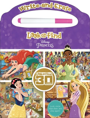 Cover Image for Disney Princess: Write-And-Erase Look and Find -- Pi Kids, Board Books