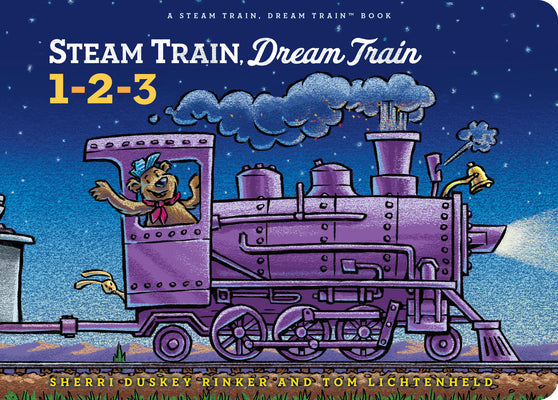 Cover Image for Steam Train, Dream Train 1-2-3 -- Sherri Duskey Rinker, Board Books