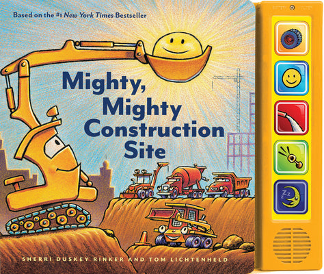 Cover Image for Mighty, Mighty Construction Site Sound Book -- Sherri Duskey Rinker, Board Books