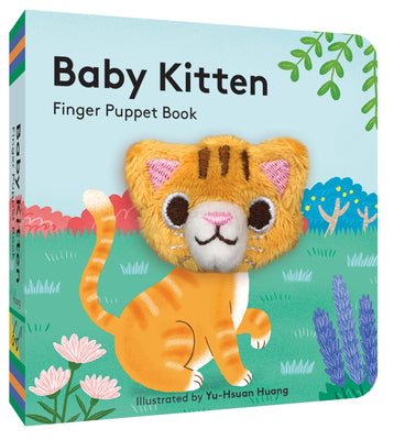 Cover Image for Baby Kitten: Finger Puppet Book: (Board Book with Plush Baby Cat, Best Baby Book for Newborns) -- Chronicle Books, Board Books
