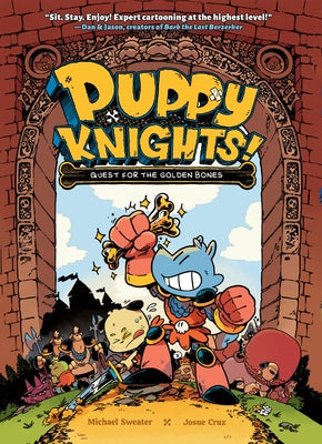 Cover Image for Puppy Knights: Quest for the Golden Bones: Volume 1 -- Michael Sweater, Hardcover