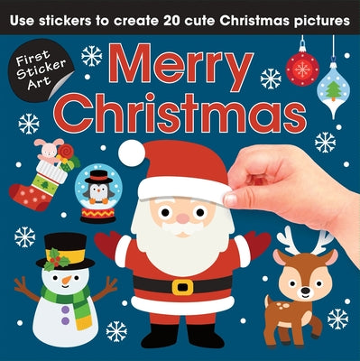 Cover Image for First Sticker Art: Merry Christmas -- Paul Calver, Paperback