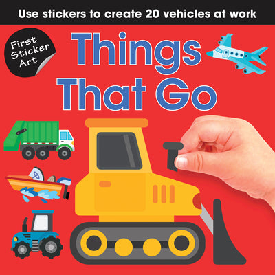 Cover Image for First Sticker Art: Things That Go -- Paul Calver, Paperback