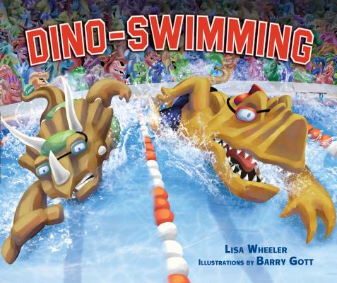 Cover Image for Dino-Swimming -- Lisa Wheeler, Hardcover