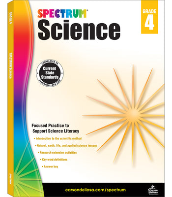 Cover Image for Spectrum Science, Grade 4: Volume 56 -- Spectrum, Paperback