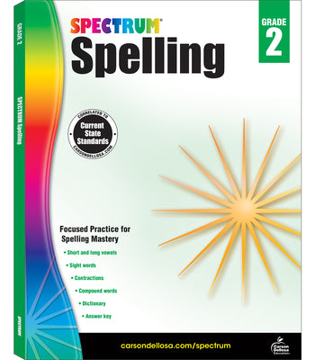 Cover Image for Spectrum Spelling, Grade 2: Volume 29 -- Spectrum, Paperback