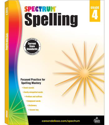 Cover Image for Spectrum Spelling, Grade 4: Volume 31 -- Spectrum, Paperback