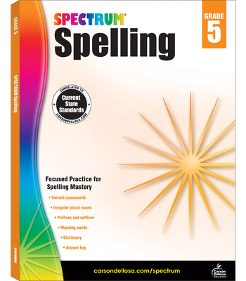 Cover Image for Spectrum Spelling, Grade 5: Volume 32 -- Spectrum, Paperback
