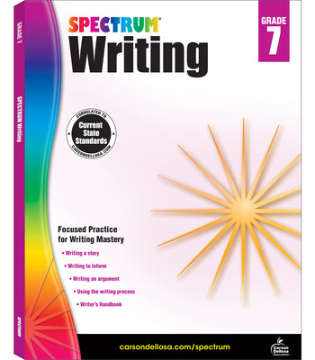 Cover Image for Spectrum Writing, Grade 7: Volume 41 -- Spectrum, Paperback