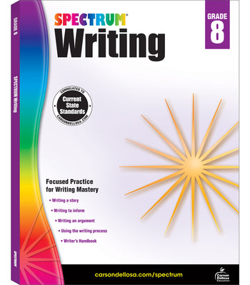 Cover Image for Spectrum Writing, Grade 8: Volume 42 -- Spectrum, Paperback