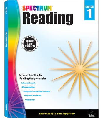 Cover Image for Spectrum Reading Workbook, Grade 1: Volume 20 -- Spectrum, Paperback
