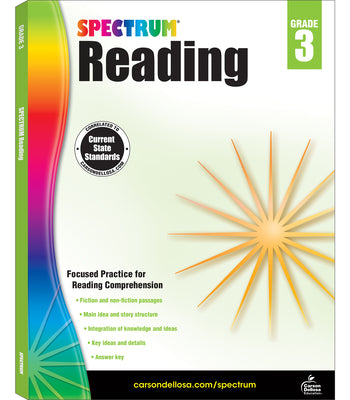 Cover Image for Spectrum Reading Workbook, Grade 3: Volume 22 -- Spectrum, Paperback