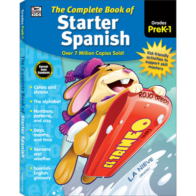 Cover Image for The Complete Book of Starter Spanish, Grades Preschool - 1 -- Thinking Kids, Paperback