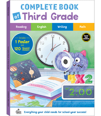 Cover Image for Complete Book of Third Grade -- Carson Dellosa Education, Paperback