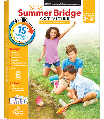 Cover Image for Summer Bridge Activities Spanish 3-4, Grades 3 - 4 -- Summer Bridge Activities, Paperback