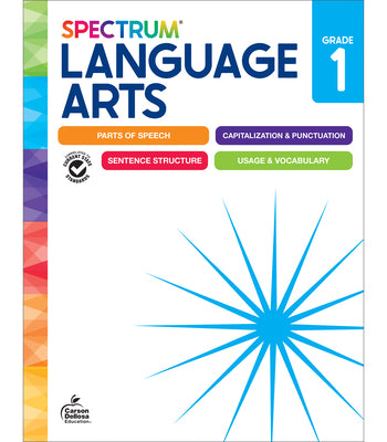 Cover Image for Spectrum Language Arts Workbook, Grade 1 -- Spectrum, Paperback