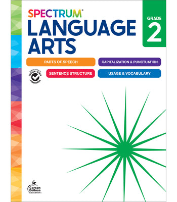 Cover Image for Spectrum Language Arts Workbook, Grade 2 -- Spectrum, Paperback