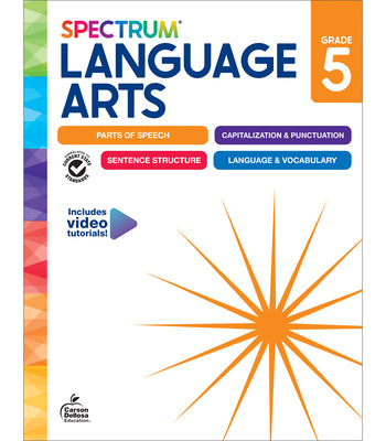 Cover Image for Spectrum Language Arts Workbook, Grade 5 -- Spectrum, Paperback