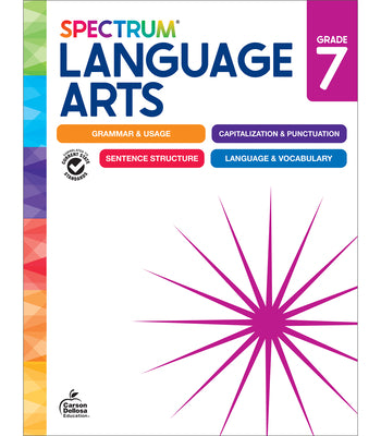 Cover Image for Spectrum Language Arts Workbook, Grade 7 -- Spectrum, Paperback