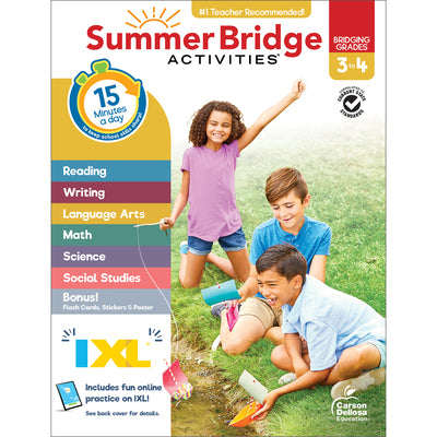 Cover Image for Summer Bridge Activities, Grades 3 - 4 -- Summer Bridge Activities, Novelty