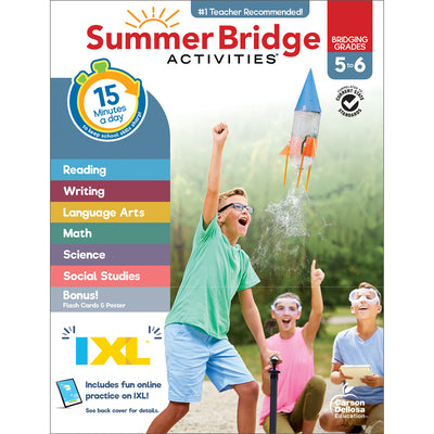 Cover Image for Summer Bridge Activities, Grades 5 - 6 -- Summer Bridge Activities, Novelty