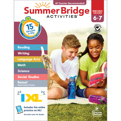 Cover Image for Summer Bridge Activities, Grades 6 - 7 -- Summer Bridge Activities, Novelty