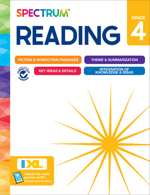 Cover Image for Spectrum Reading Workbook, Grade 4 -- Spectrum, Paperback