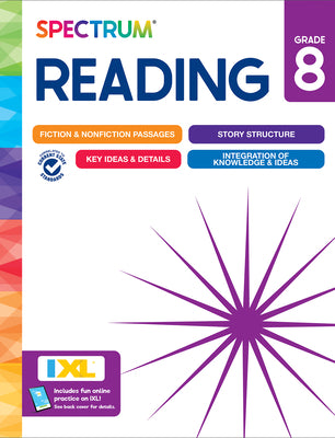 Cover Image for Spectrum Reading Workbook, Grade 8 -- Spectrum, Paperback