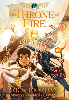 Cover Image for Kane Chronicles, The, Book Two: Throne of Fire: The Graphic Novel, The-The Kane Chronicles, Book Two -- Rick Riordan, Paperback