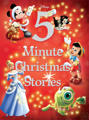 Cover Image for Disney: 5-Minute Christmas Stories -- Disney Books, Hardcover