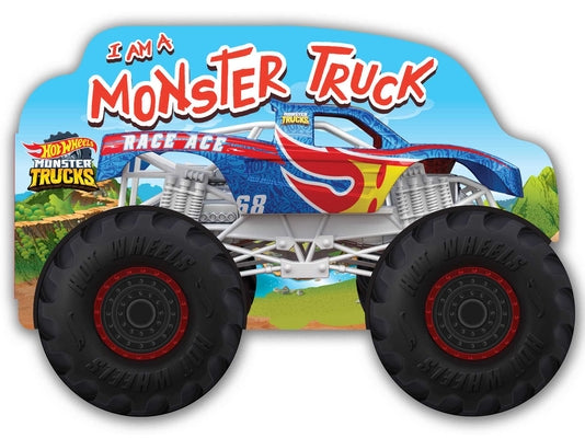 Cover Image for Hot Wheels: I Am a Monster Truck: A Board Book with Wheels -- Mattel, Board Books