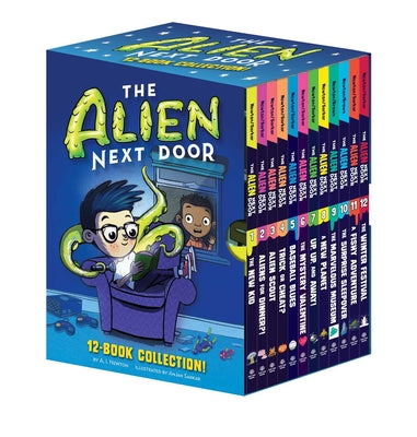 Cover Image for The Alien Next Door 12-Book Collection! -- A. I. Newton, Hardcover