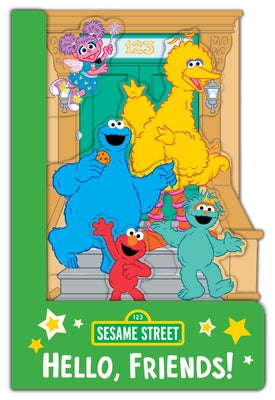 Cover Image for Sesame Street: Hello, Friends! (a Sesame Street Elmo and Friends Shaped Novelty Board Book for Babies and Toddlers) -- Buzzpop, Board Books